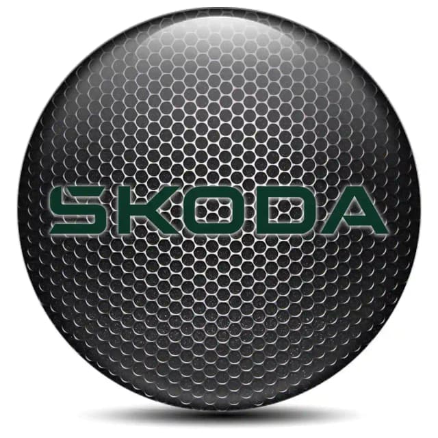Skoda Domed Sticker Self-Adhesive High Quality