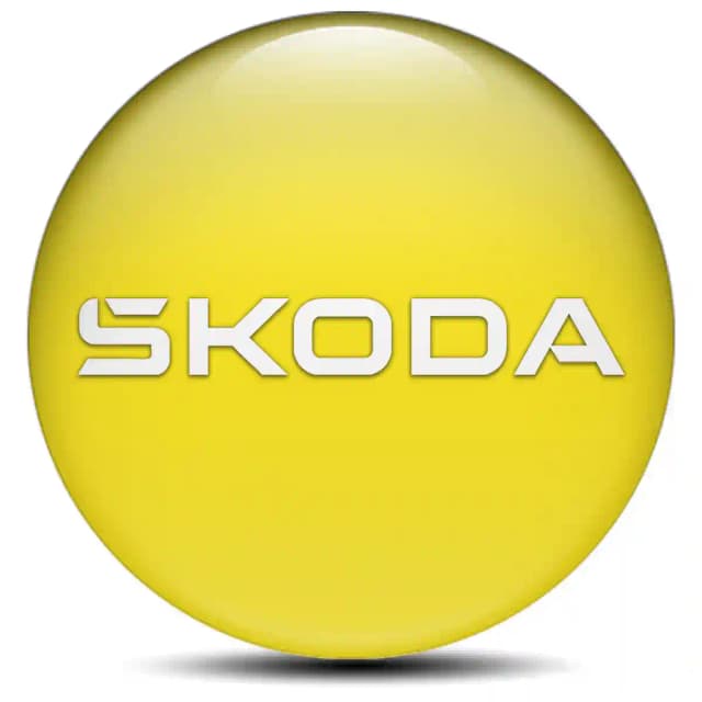 Skoda Domed Sticker Self-Adhesive Stylish Design