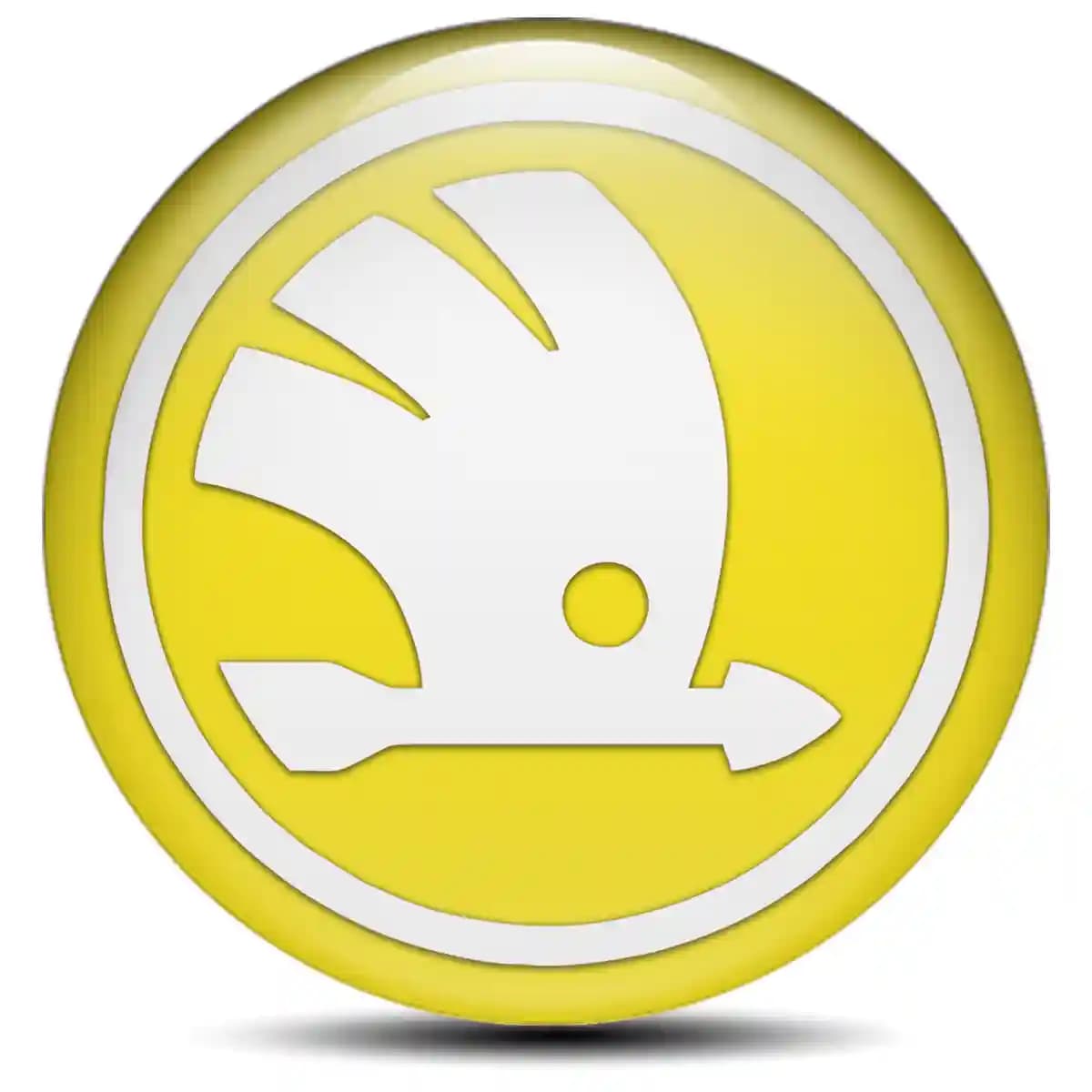 Skoda Emblem Badge Premium Edition