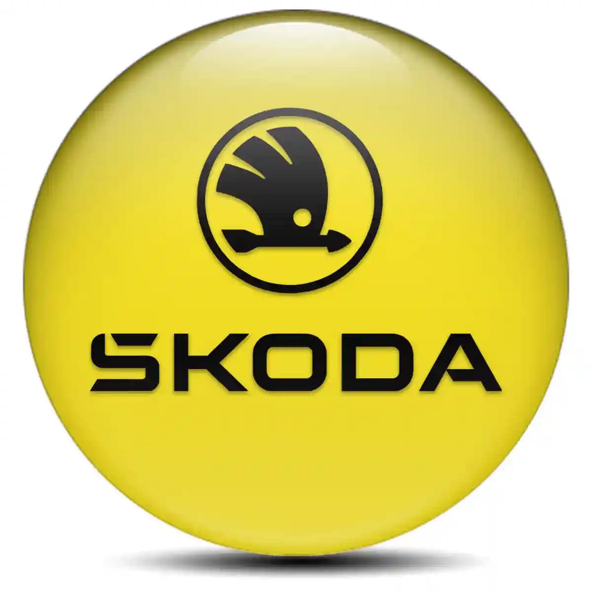 Skoda Emblem Badge Self-Adhesive Stylish Design