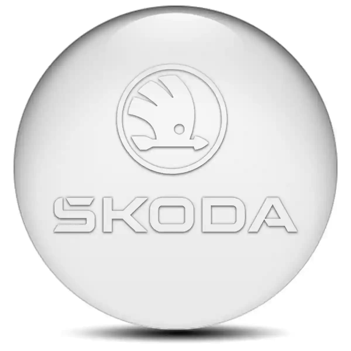 Skoda Emblem Badge Stylish Design