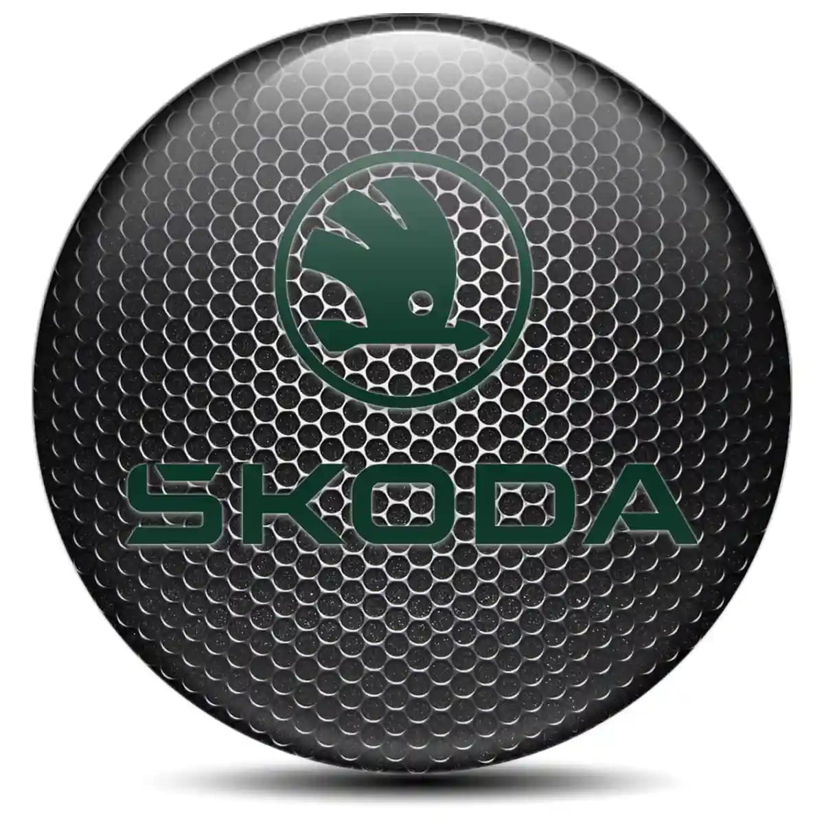 Skoda Emblem Center Hub Cap Self-Adhesive High Quality