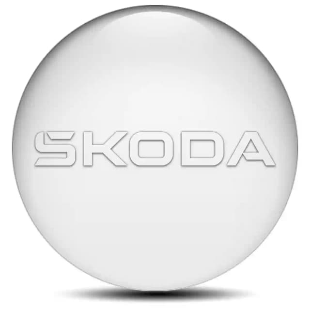 Skoda Emblem Epoxy Self-Adhesive High Quality