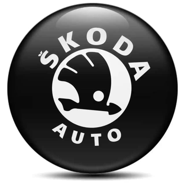 Skoda Epoxy Sticker Stylish Design