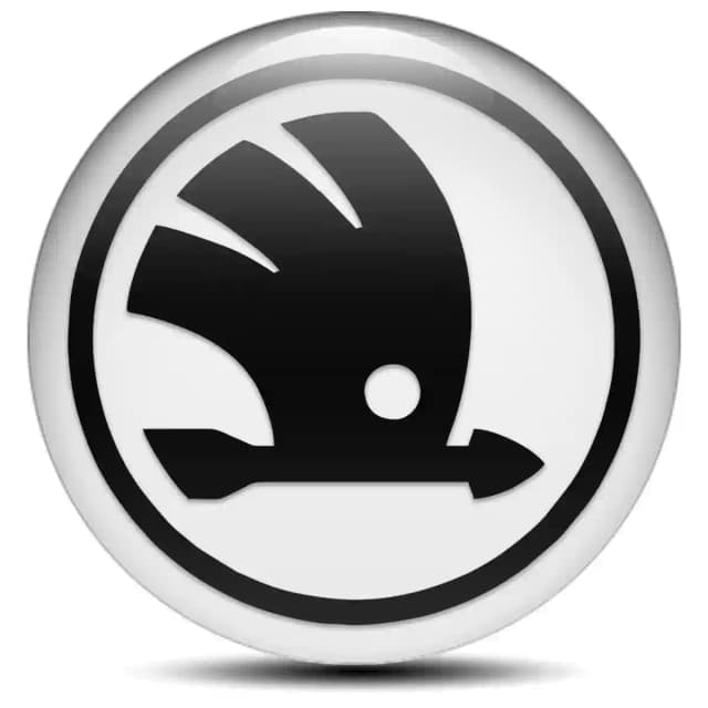 Skoda Logo Emblem Self-Adhesive High Quality