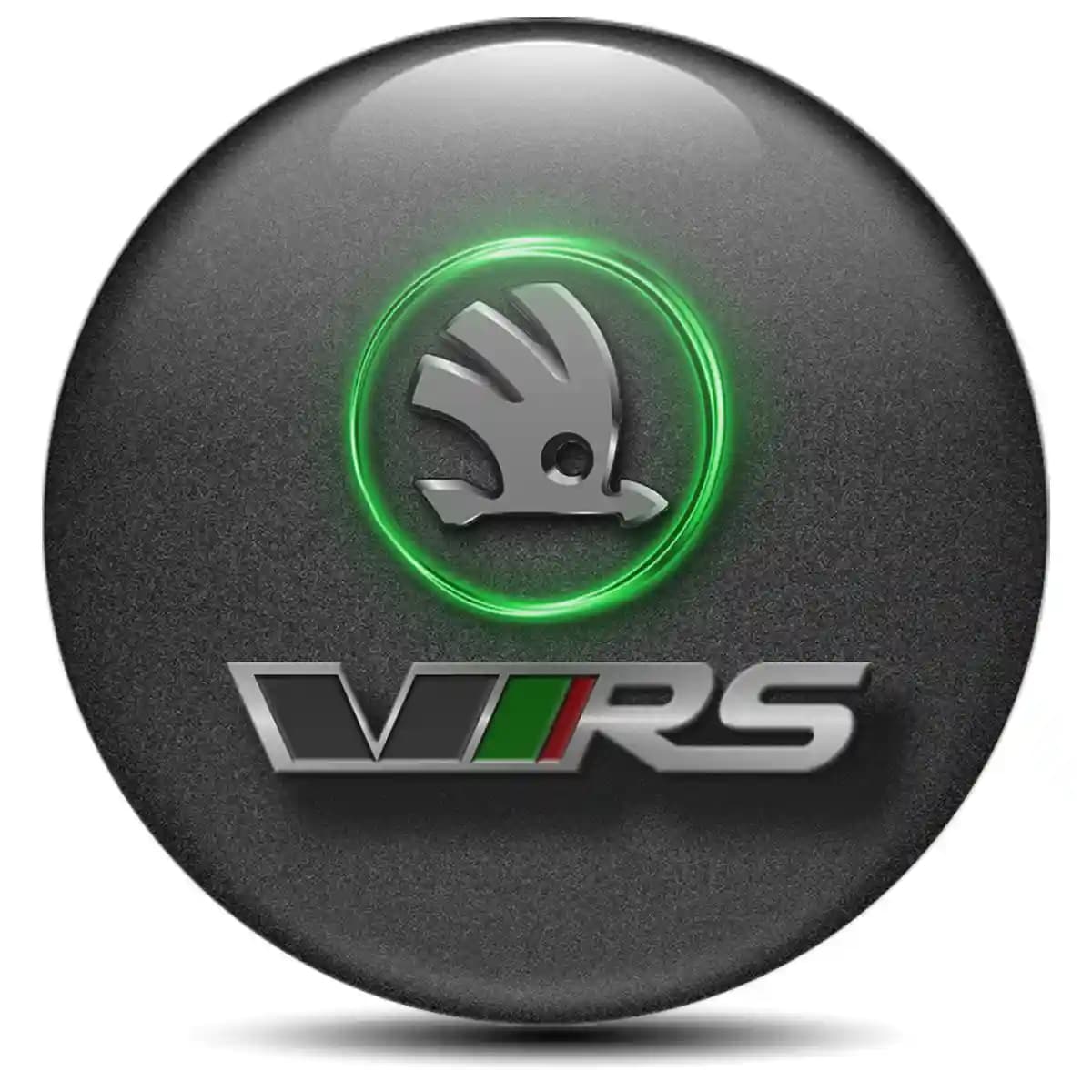 Skoda VRS Wheel Emblems Stylish Design