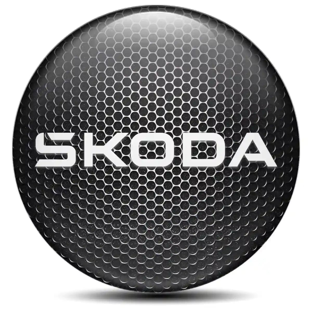 Skoda Wheel Emblems High Quality