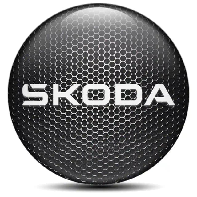 Skoda Wheel Emblems High Quality