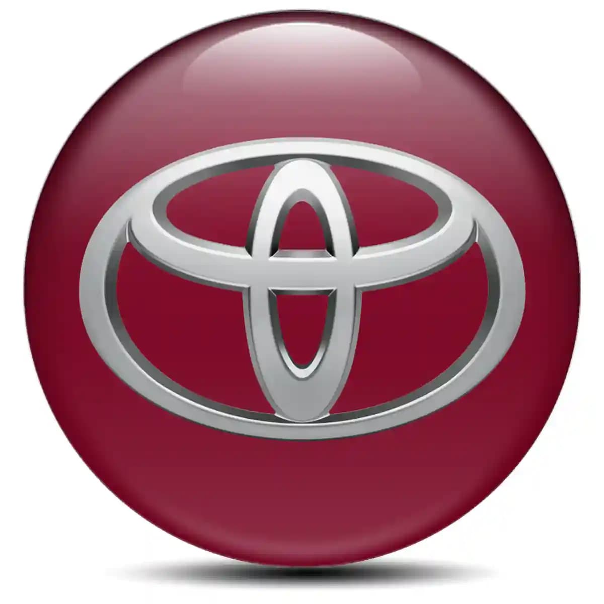 Toyota Domed Sticker Stylish Design
