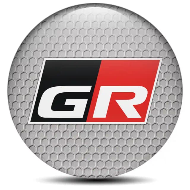 Toyota GR Badge Emblems Center Cap Stylish Design
