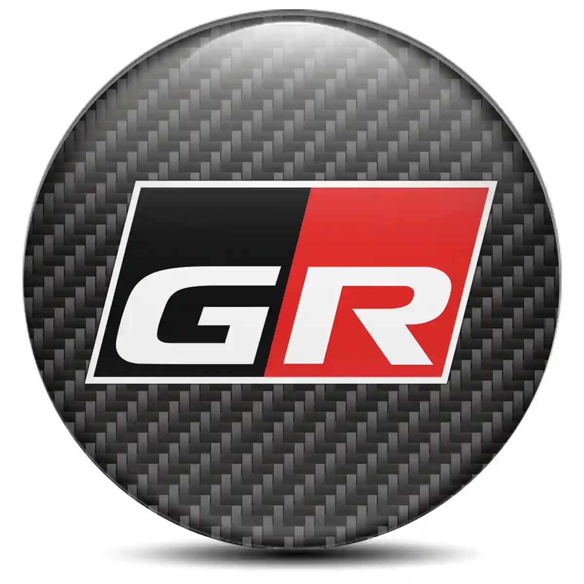 Toyota GR Domed Emblem Self-Adhesive Stylish Design