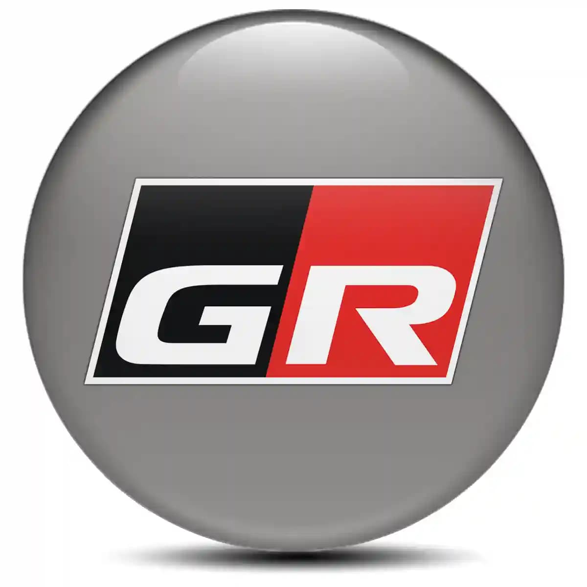 Toyota GR Domed Sticker Self-Adhesive Stylish Design