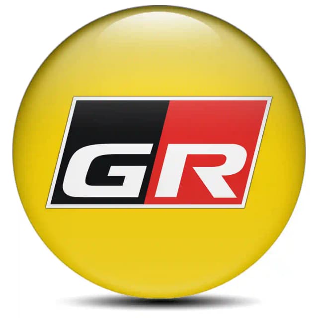 Toyota GR Emblem Badge Self-Adhesive Stylish Design