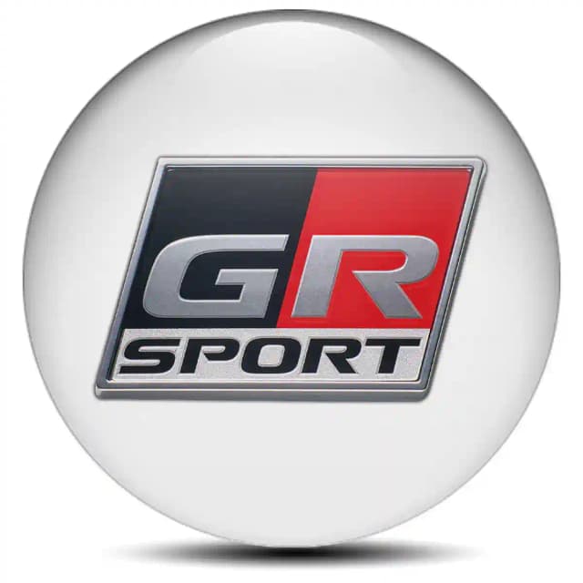 Toyota GR Emblem Center Hub Cap Self-Adhesive Stylish Design
