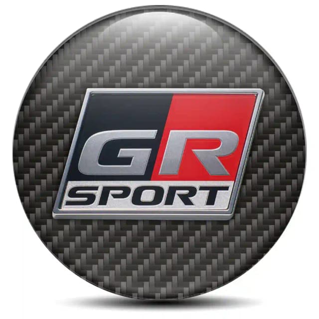 Toyota GR Emblem Center Hup Cap Stylish Design