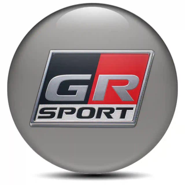 Toyota GR Wheel Emblems Stylish Design