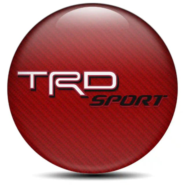 Toyota TRD Badge Emblems Center Cap Self-Adhesive Tuning Car