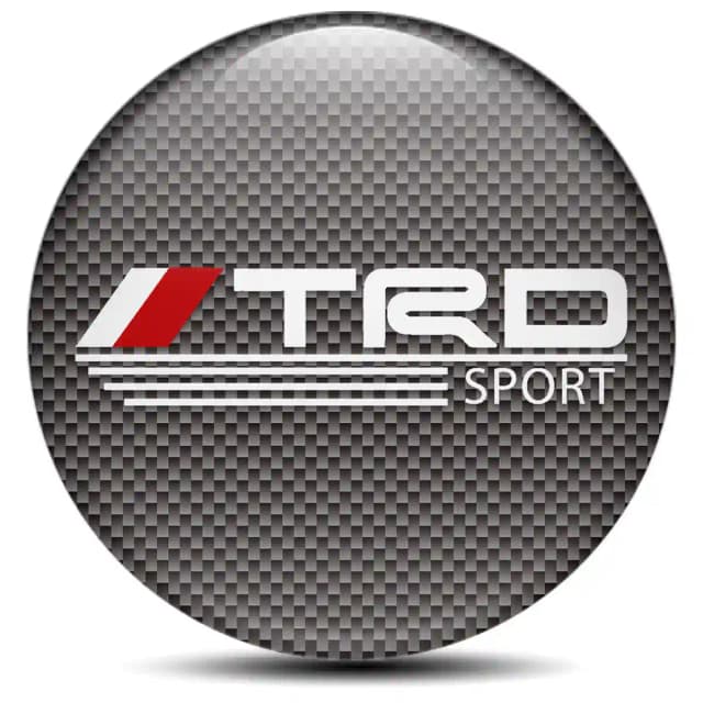 Toyota TRD Domed Emblem High Quality