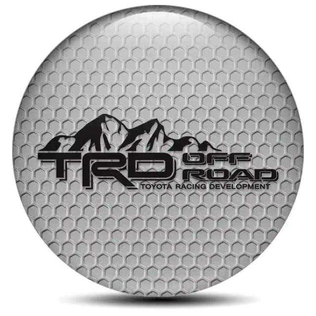 Toyota TRD Domed Emblem Self-Adhesive Luxury Edition