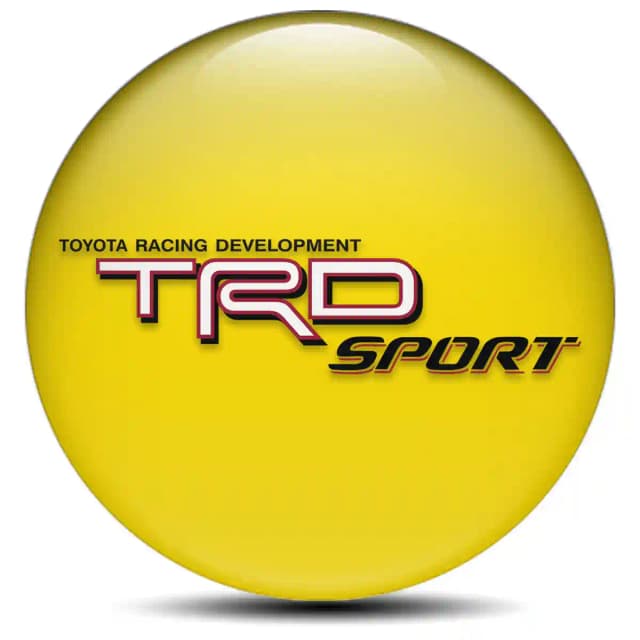 Toyota TRD Domed Emblem Self-Adhesive Premium Resin