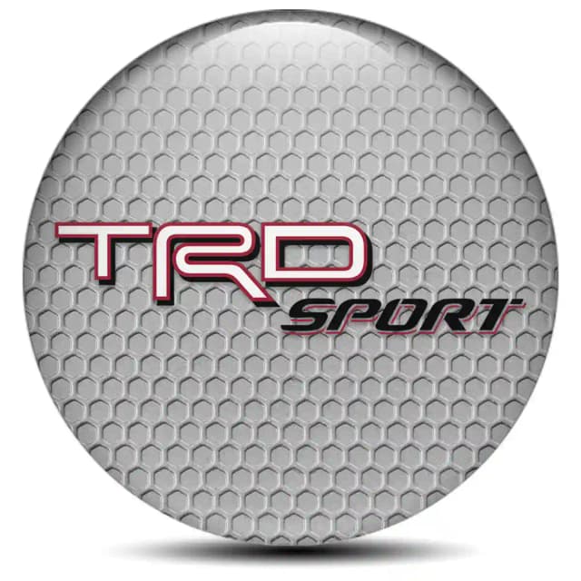 Toyota TRD Domed Emblem Tuning Car