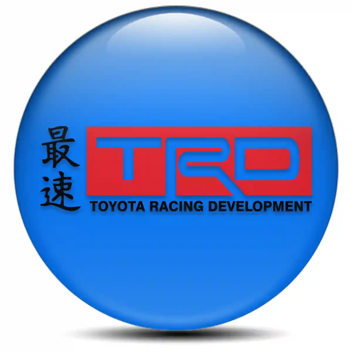 Toyota TRD Domed Sticker Exterior Design
