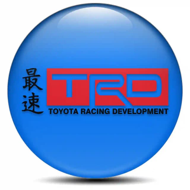Toyota TRD Domed Sticker Exterior Design