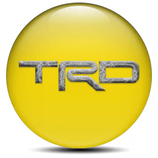 Toyota TRD Domed Sticker Luxury Edition