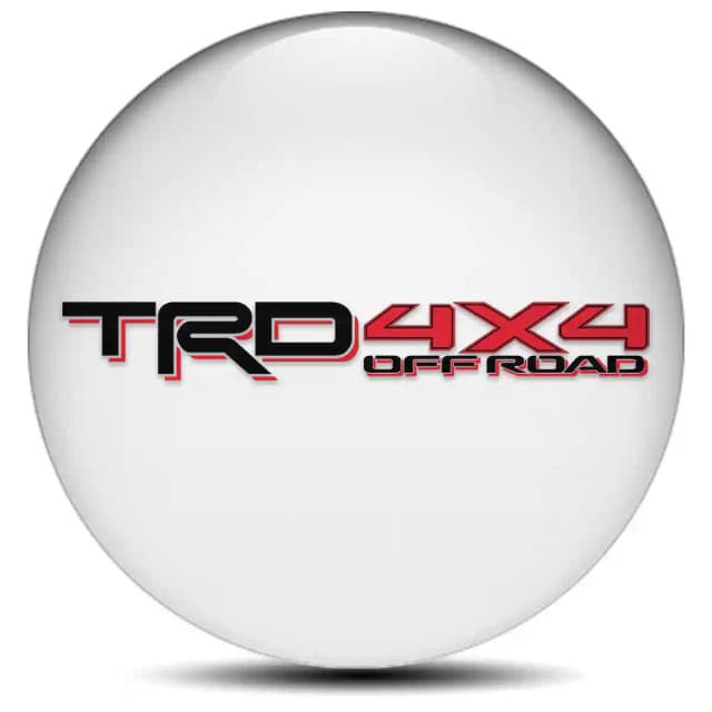 Toyota TRD Domed Sticker Premium Edition