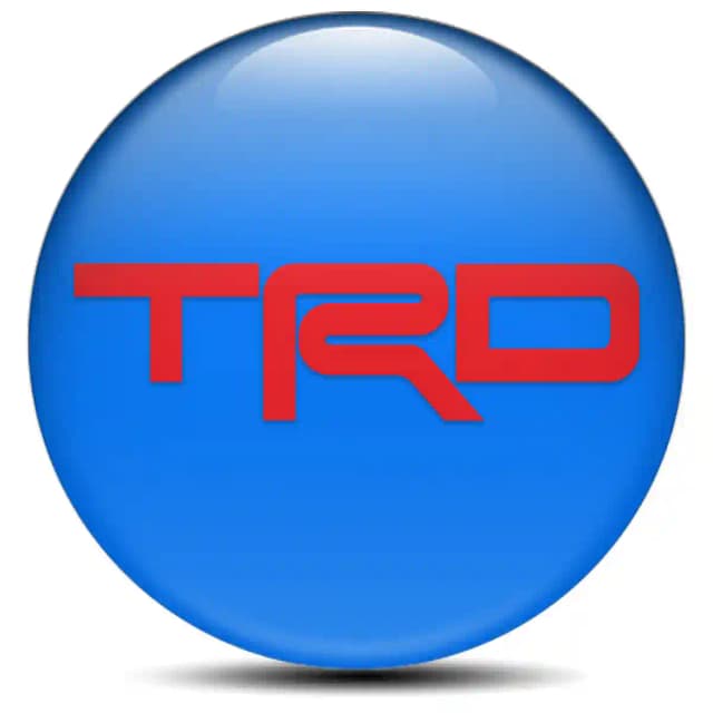 Toyota TRD Domed Sticker Premium Quality