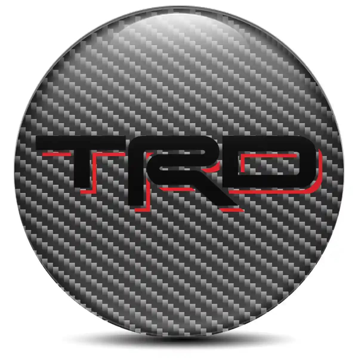 Toyota TRD Domed Sticker Self-Adhesive High Quality