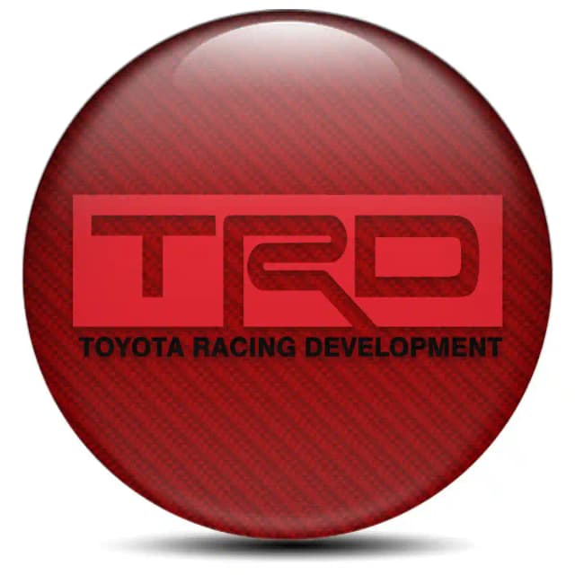 Toyota TRD Domed Sticker Self-Adhesive Limited Edition