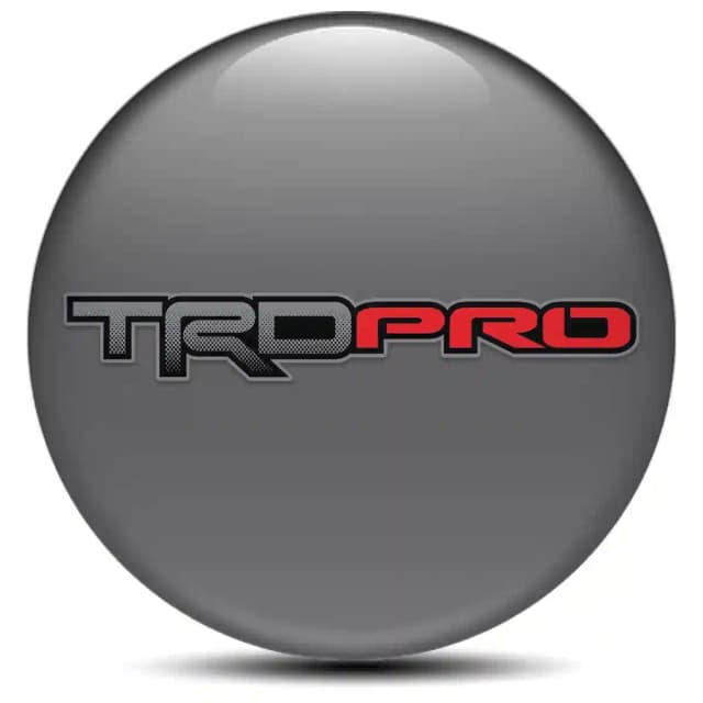 Toyota TRD Domed Sticker Self-Adhesive Luxury Edition