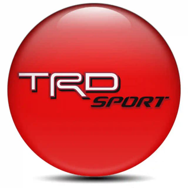 Toyota TRD Domed Sticker Self-Adhesive Premium Edition