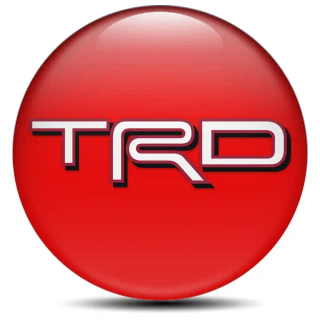 Toyota TRD Domed Sticker Self-Adhesive Premium Quality