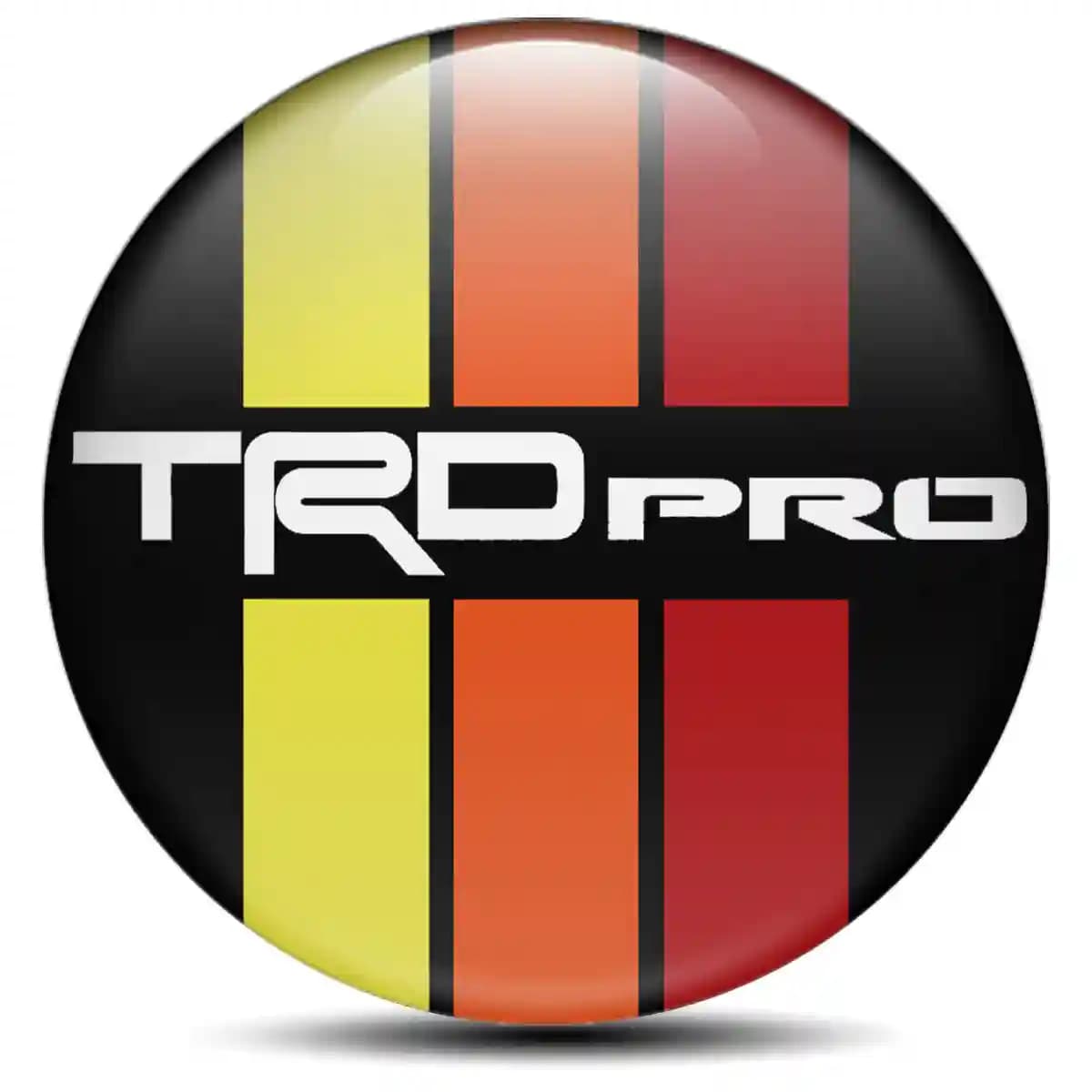 Toyota TRD Domed Sticker Self-Adhesive Stylish Design