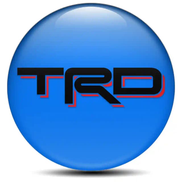 Toyota TRD Emblem Badge Self-Adhesive Luxury Edition