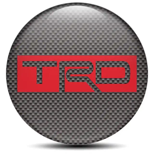 Toyota TRD Emblem Badge Self-Adhesive Premium Edition