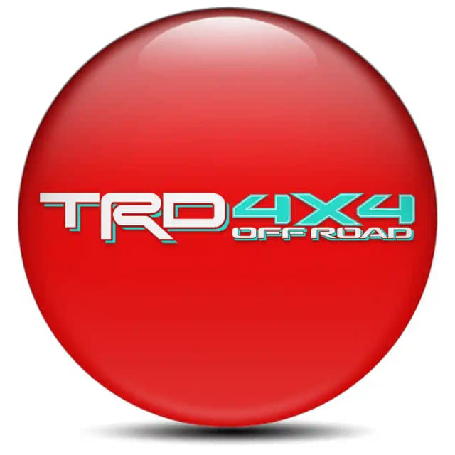 Toyota TRD Emblem Badge Self-Adhesive Premium Resin