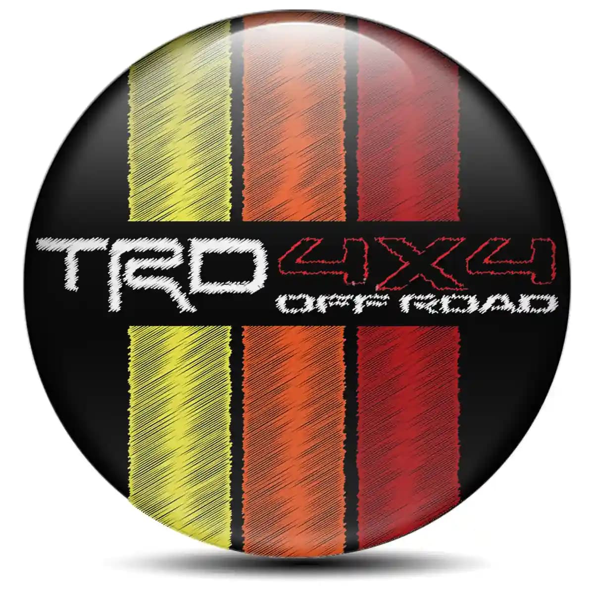 Toyota TRD Emblem Center Hub Cap Self-Adhesive Luxury Edition