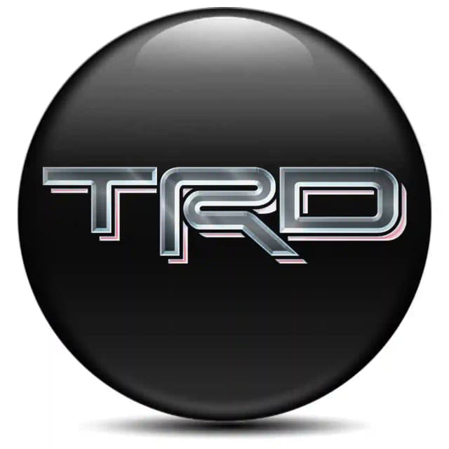 Toyota TRD Emblem Wheel Center Caps Exterior Design