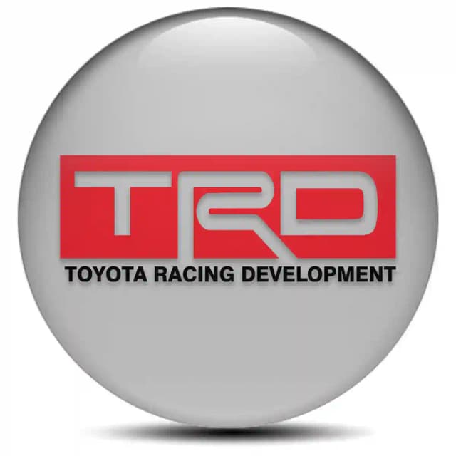 Toyota TRD Emblem Wheel Center Caps Self-Adhesive Tuning Car