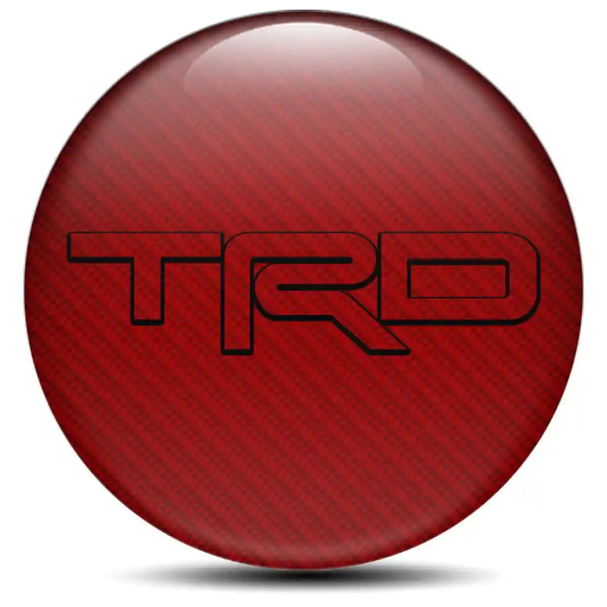 Toyota TRD Emblem Wheel Center Caps Tuning Car