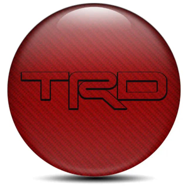 Toyota TRD Emblem Wheel Center Caps Tuning Car
