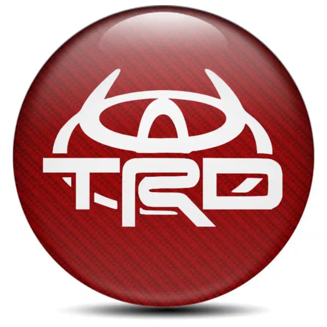 Toyota TRD Epoxy Sticker Premium Resin