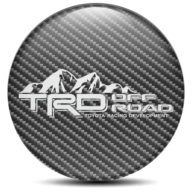 Toyota TRD Logo Emblem Self-Adhesive Premium Quality