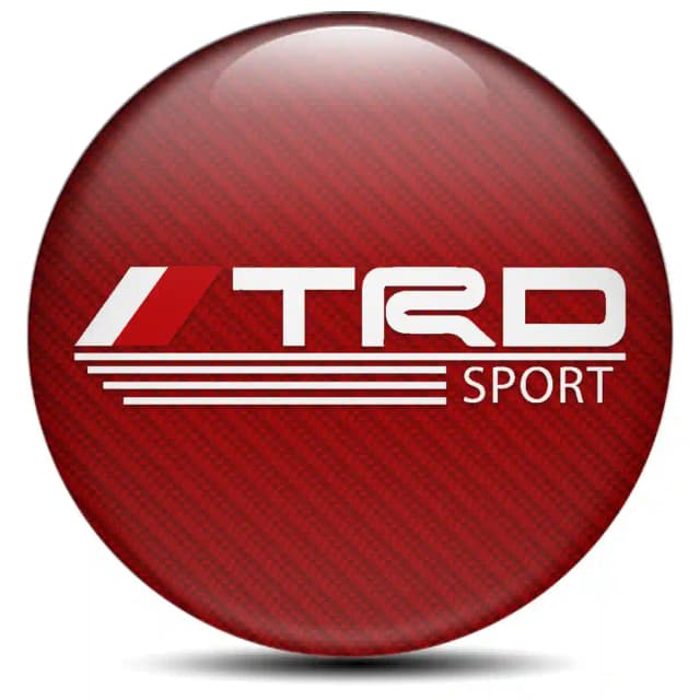 Toyota TRD Logo Emblem Self-Adhesive Premium Resin