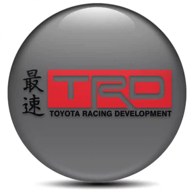 Toyota TRD Logo Sticker Interior Design