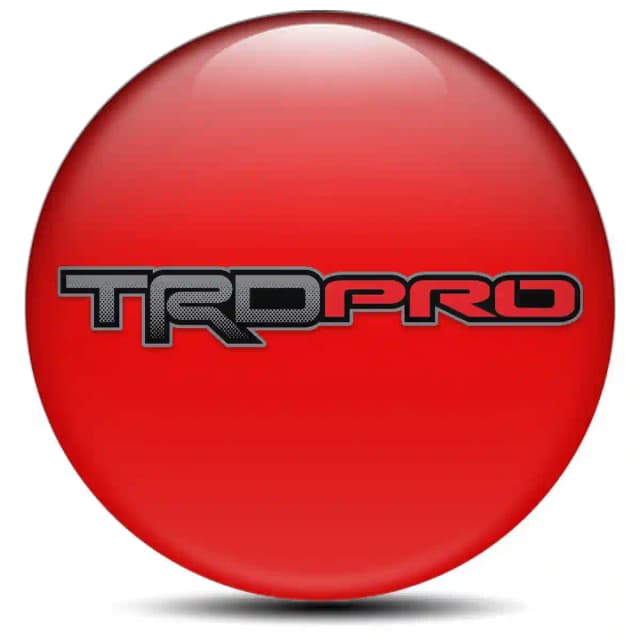 Toyota TRD Logo Sticker Premium Resin