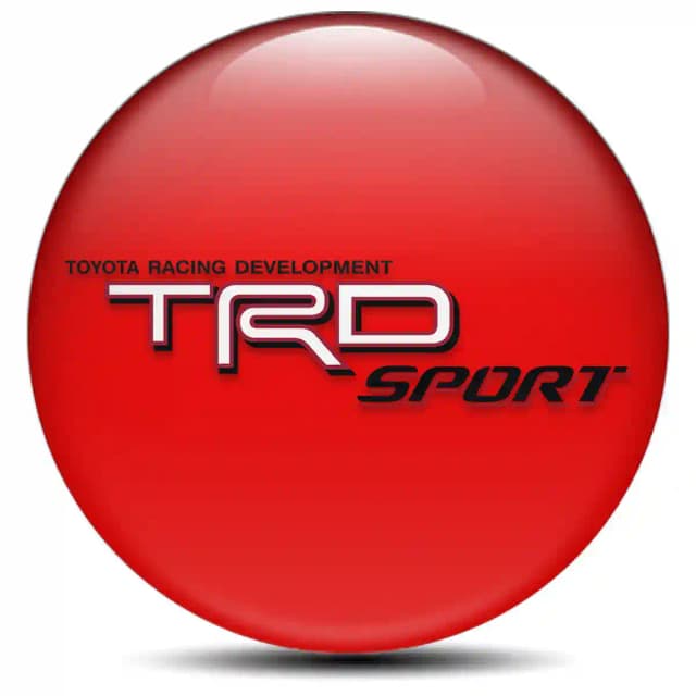 Toyota TRD Sticker Epoxy 3D Gel Stylish Design
